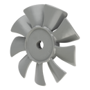 Thomas 2650 and 2660 Gray Fan - 1/2" Shaft 638423
