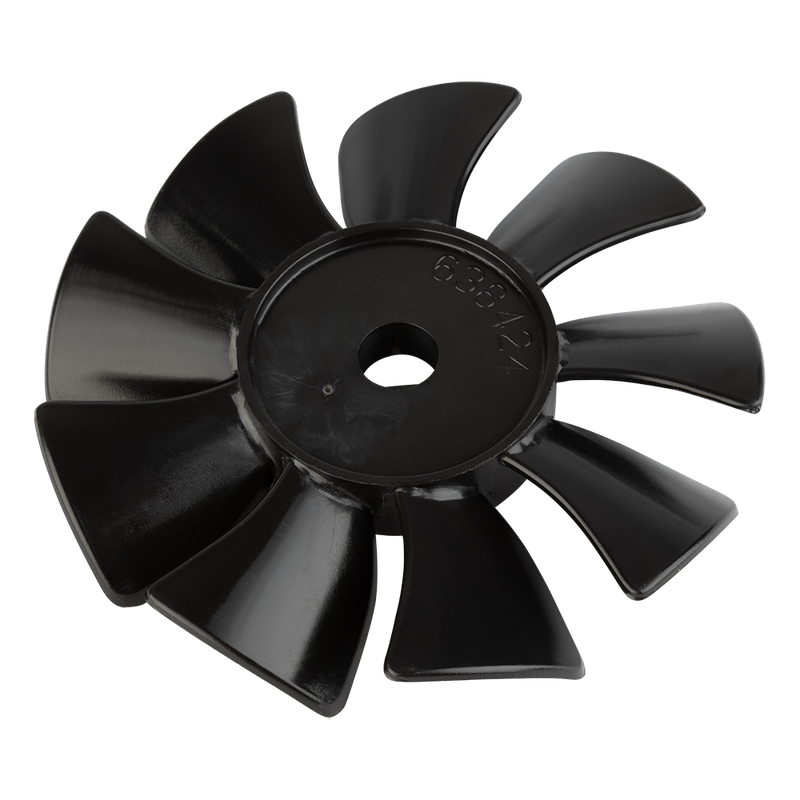 Thomas 2650 and 2660 Black Fan - 1/2" Shaft 638424