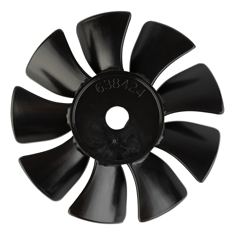 Thomas 2650 and 2660 Black Fan - 1/2" Shaft 638424